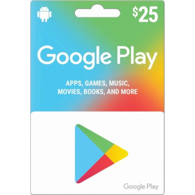 Alles over het betalen in de Play Store Met een Google Gift Card